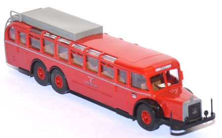 Mercedes-​Benz Bus O 10000 Deutsche Reichspost rot