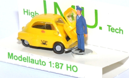 BMW Isetta 300 Post mit Figur