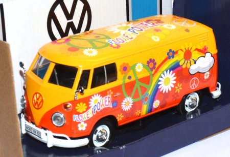 VW T1 Kasten Flower Power 1:24