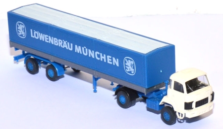 Saurer D 290/330 Pritschensattelzug Löwenbräu München