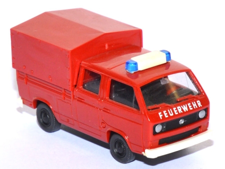 VW T3 Feuerwehr DoKa Pritsche mit Plane