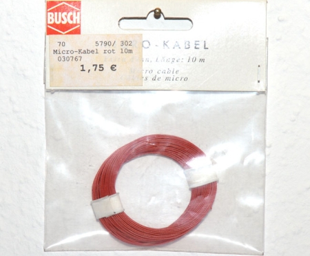 Micro-Kabel 10 m rot 5790