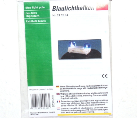 Blaulichtbalken beleuchtet Bausatz