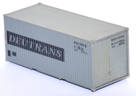 Container 20 ft Deutrans grau