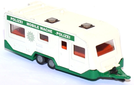 Wohnwagen Mobile Wache Polizei