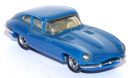 Jaguar Typ E Coupé blau
