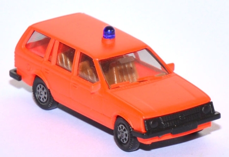 Opel Kadett D Caravan Feuerwehr tagesleuchtrot