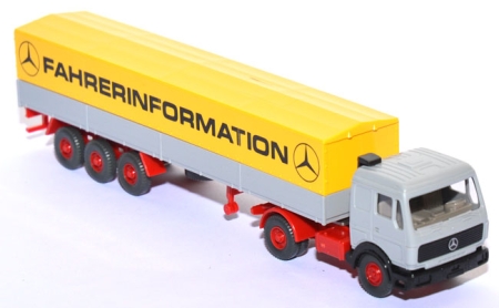 Mercedes-Benz NG 1635 S Pritschensattelzug Fahrerinformation
