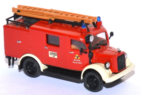 Mercedes-Benz L 1500 LF 8 Berliner Feuerwehr mit Anhänger Pulverlöscher