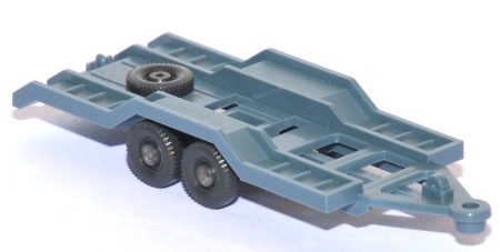 Autotransport-​​​​​​​​​Anhänger mit Nummernschild graublau