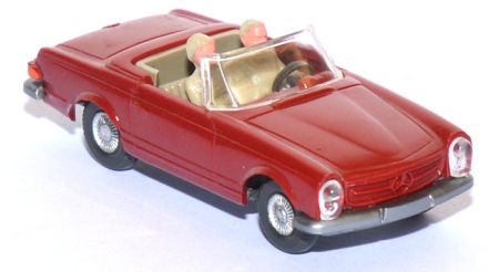 Mercedes-​​​Benz 230 SL Cabrio weinrot