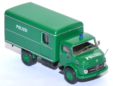 Mercedes-​​​​Benz LA 710 Koffer-​​​​LKW Polizei minzgrün