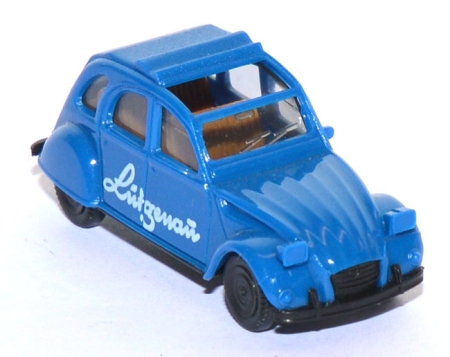 Citroen 2 CV 6 Ente offen Lütgenau blau
