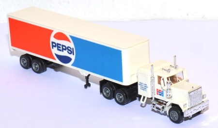 GMC General Sleeper Koffersattelzug Pepsi Run-​Line weiß