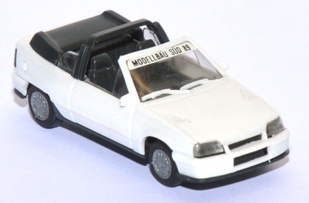 Opel Kadett E GSi Cabrio - Modellbau Süd 89 weiß