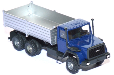 Magirus Iveco 256 M Hauber Pritschenkipper blau