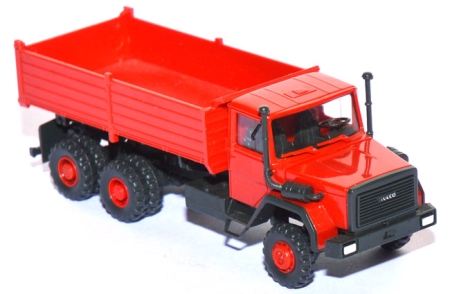 Magirus Iveco 256 M Hauber Pritschenkipper rot