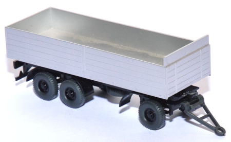 Pritschen-LKW-Anhänger 3achsig silber