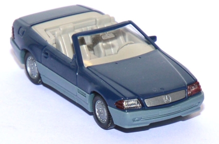 Mercedes-​​​​​​​Benz 500 SL Cabriolet stahlblau