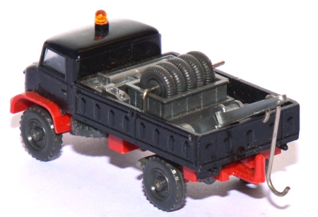 Mercedes-​Benz Unimog U 404 S Werkstattwagen schwarz