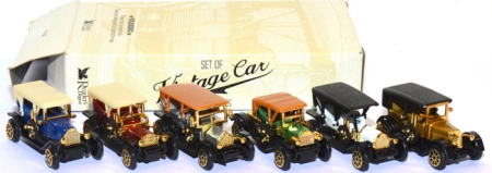 Set of Vintage Car Miniatures
