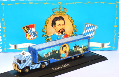 MAN F90 Jumbo-Koffersattelzug König Ludwig II - Bayern MAN
