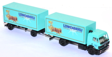 Mercedes-Benz SK 88 Getränkekoffer-Lastzug Löwenbräu
