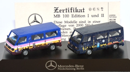 Mercedes-Benz MB 100 D Bus  I und II (2 Stück) - Skyline Berlin