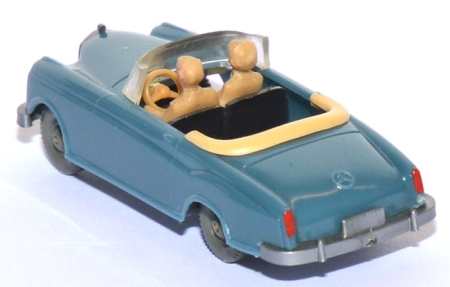 Mercedes-​Benz 220 Cabriolet offen mattgraublau