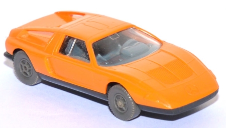 Mercedes-​Benz C 111 Versuchswagen hellorangegelb