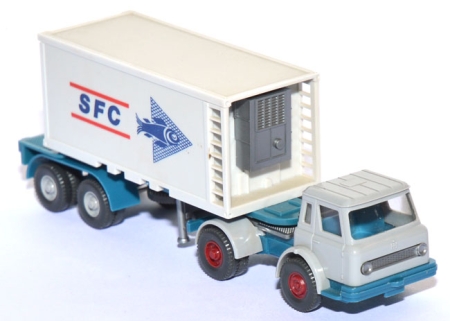International Harvester Containersattelzug 20 ft Kühlcontainer SFC