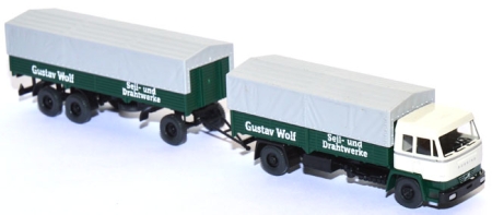 Büssing BS 16 L Pritschenlastzug Gustav Wolf