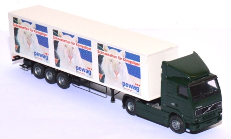 Volvo FH 12 Koffersattelzug Pewag Schneeketten
