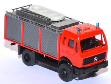 Mercedes-Benz 1222 Rüstwagen RW 2 Bachert mit Schlauchboot