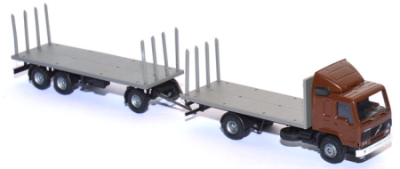 Folvo FL 10 Holztransporter Rungenlastzug