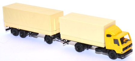 Volvo FL 10 Pritschen-Lastzug neutral gelb