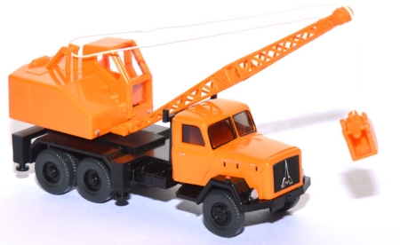 Magirus 145 A / Fuchs Kranwagen kommunal orange