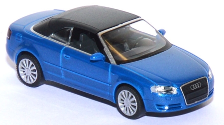 Audi A4 Cabriolet geschlossen sprintblau