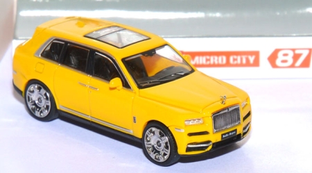 Rolls Royce Cullinan gelb