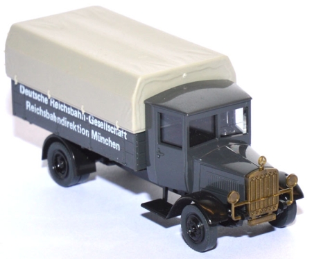 Mercedes-​Benz L 5 Pritschen-​LKW DRG München zeltgrau