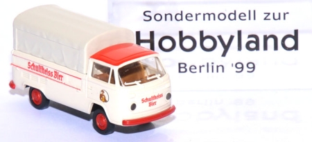 VW T2 Pritsche mit Plane Schultheiss Bier