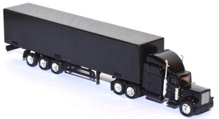 Peterbilt Koffersattelzug neutral schwarz