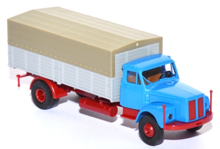 Scania L 110 Pritschen-LKW blau