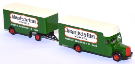 Mercedes-​Benz L 311 Kofferlastzug Fischer Erben München