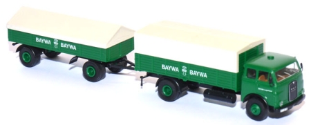 MAN 10.212 Pausbacke Pritschen-​Lastzug BayWa
