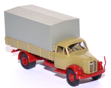 Borgward 4500 Pritschen-​LKW graubeige