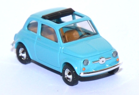 Fiat Nuovo 500 F Dach offen blau 48700