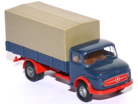 Mercedes-Benz L 322 Pritschen-LKW mit Plane blau