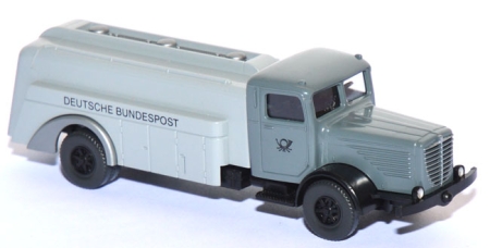 Büssing 8000 Tankwagen Post zeltgrau