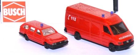 Mercedes-​Benz Sprinter + VW Passat Feuerwehr 1:160 8304
